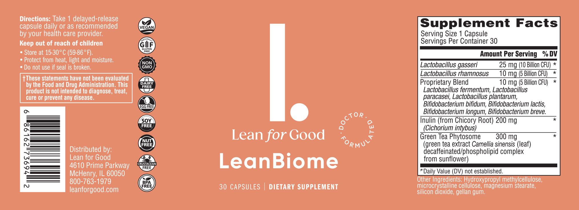 LeanBiome weight loss supplement Facts
